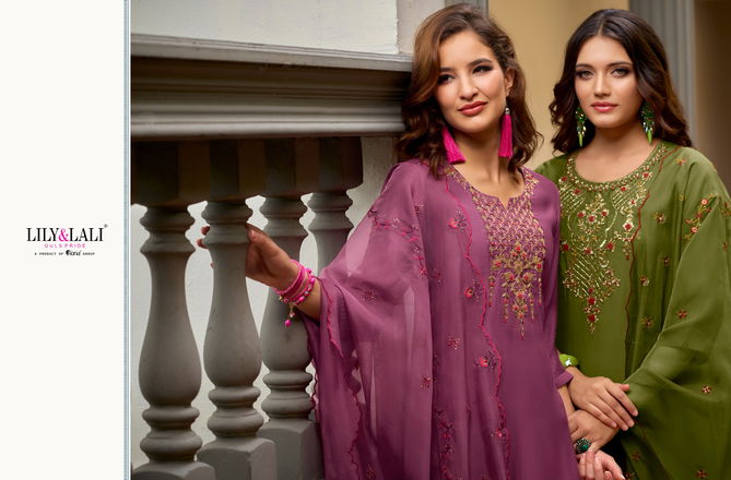 Bella By Lily And Lali Designer Readymade Suits Catalog